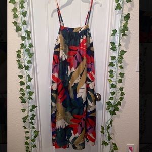Floral Strap Midi